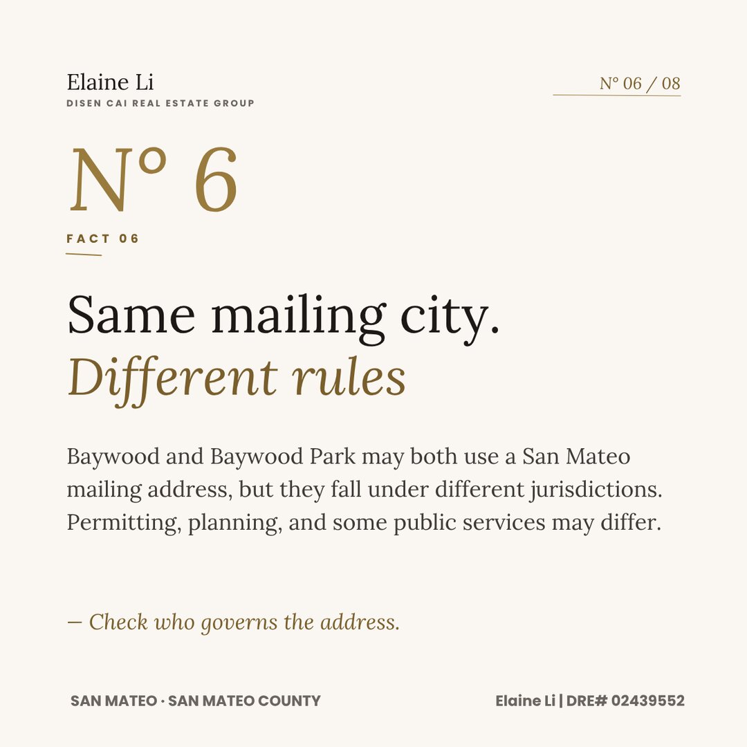 Fact 6: Same mailing city, different rules — check who governs the address
